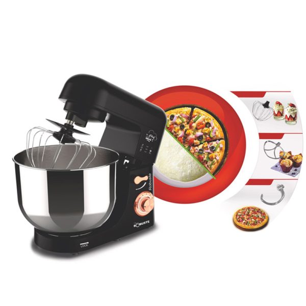 Pétrin inox 08L 1800W Robuste PRO MAX