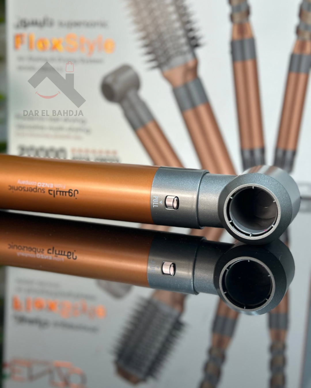 ENZO PROFESSIONAL Brosse Coiffante Multifonctionnelle 4 en 1