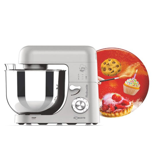 Pétrin inox 08L 1800W Robuste PRO MAX