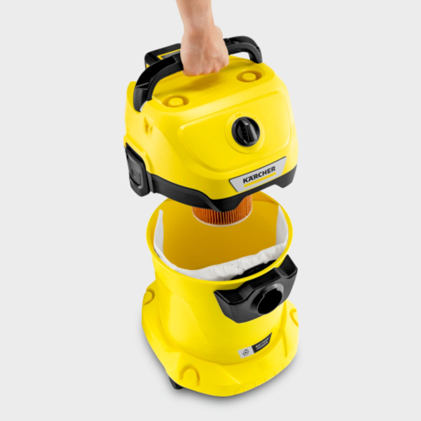 Aspirateur Karcher  Wd3  -1000 W- Jaune