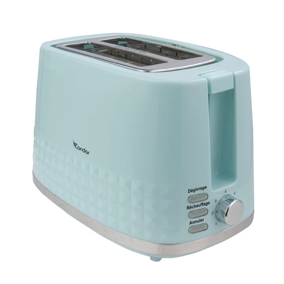 Grille-Pain 2 Tranches 850W Condor