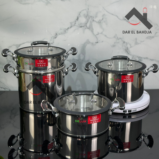 DELUX 7 pcs avec une finition en silicone