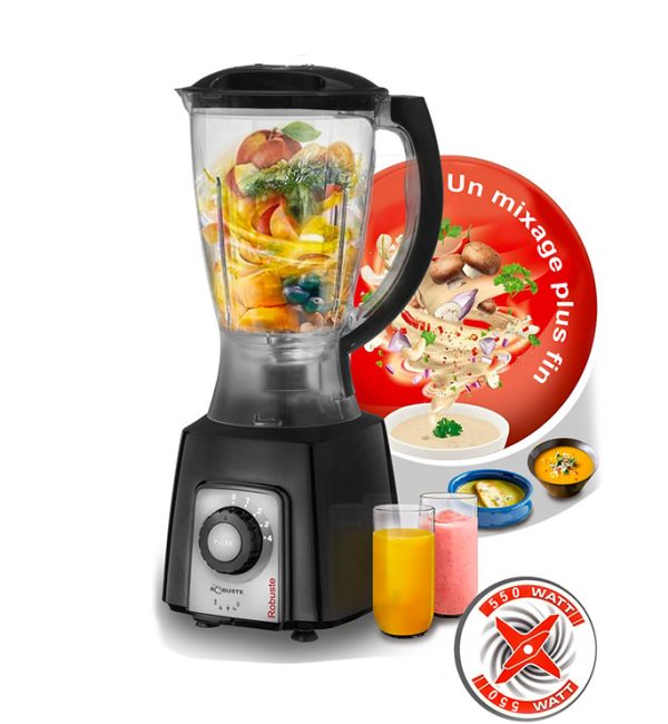 BLENDER 1.5L 550W Robuste BH550