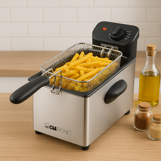 Clatronic Friteuse Inox – 3L – Fr 3587 – Clatronic