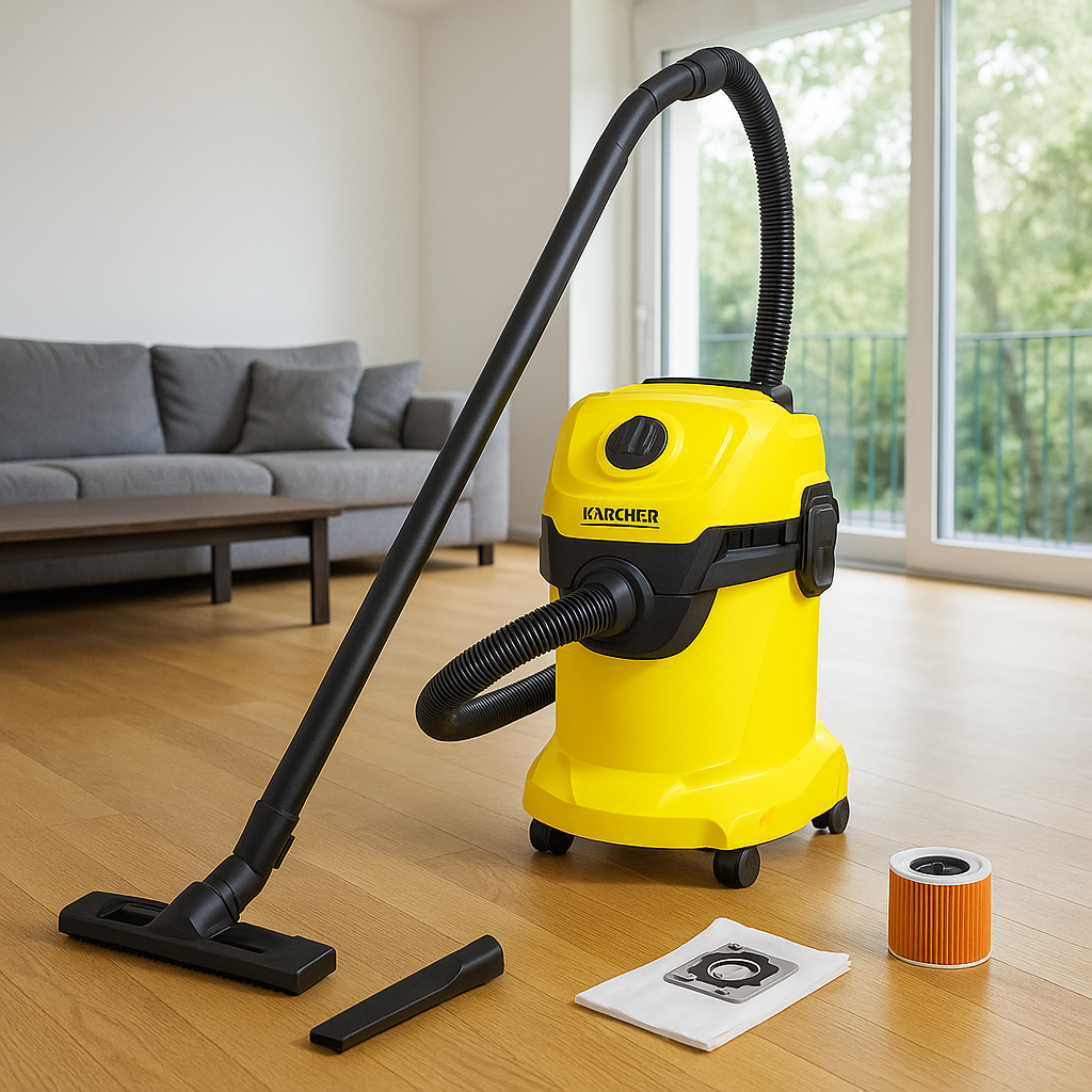 Aspirateur Karcher  Wd3  -1000 W- Jaune