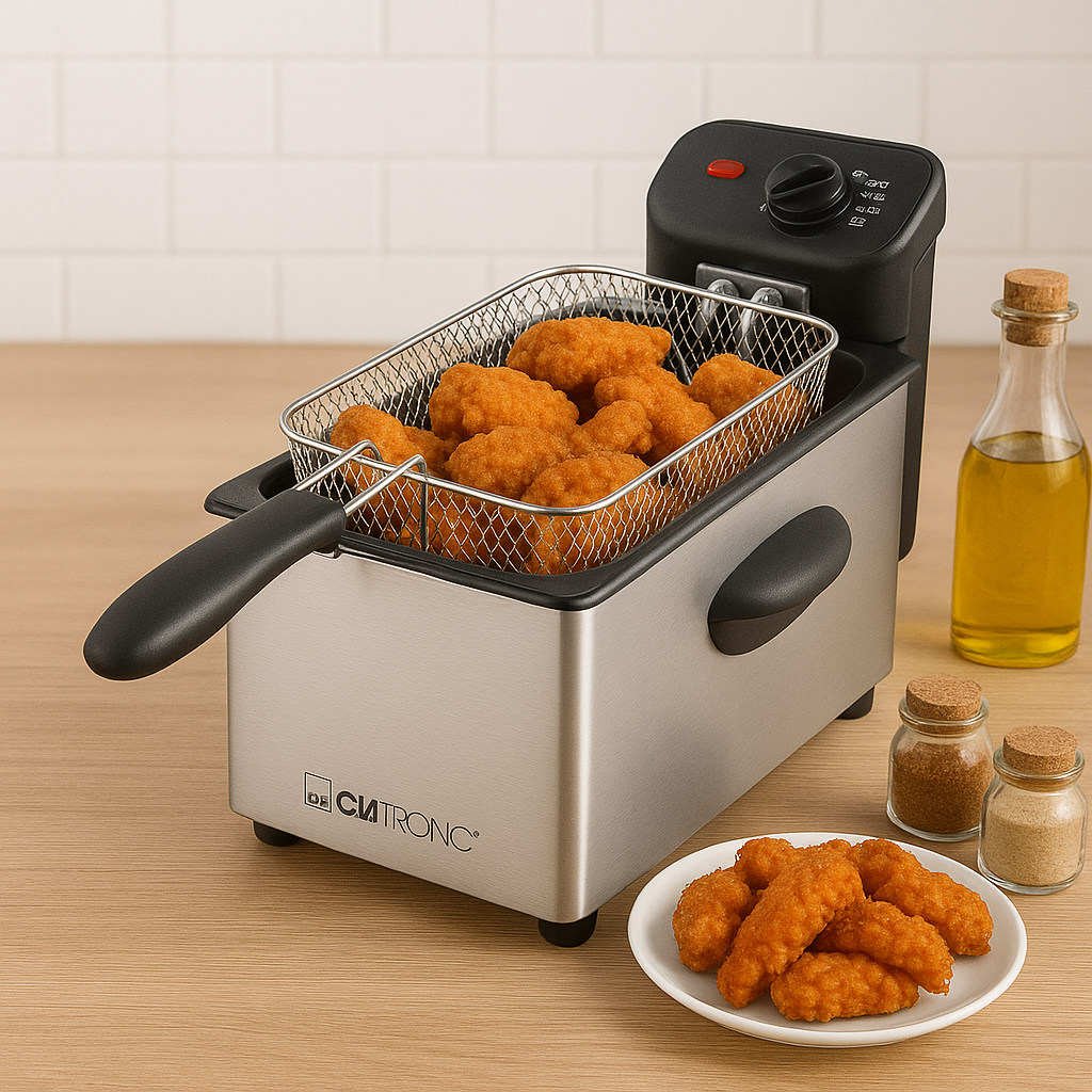 Clatronic Friteuse Inox – 3L – Fr 3587 – Clatronic