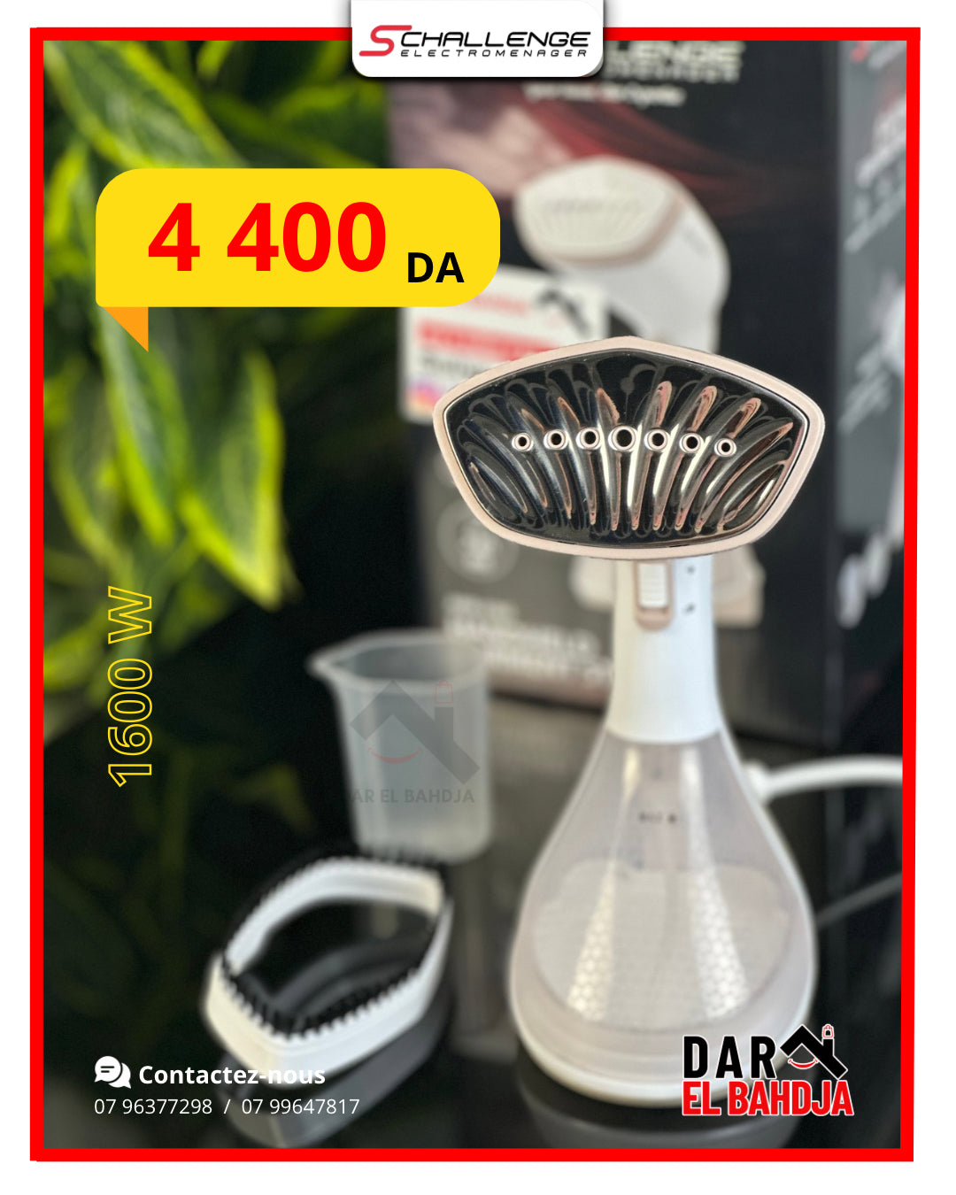 DÉFROISSEUR  SCHALLENGE,  AMB-583S 1600W ,