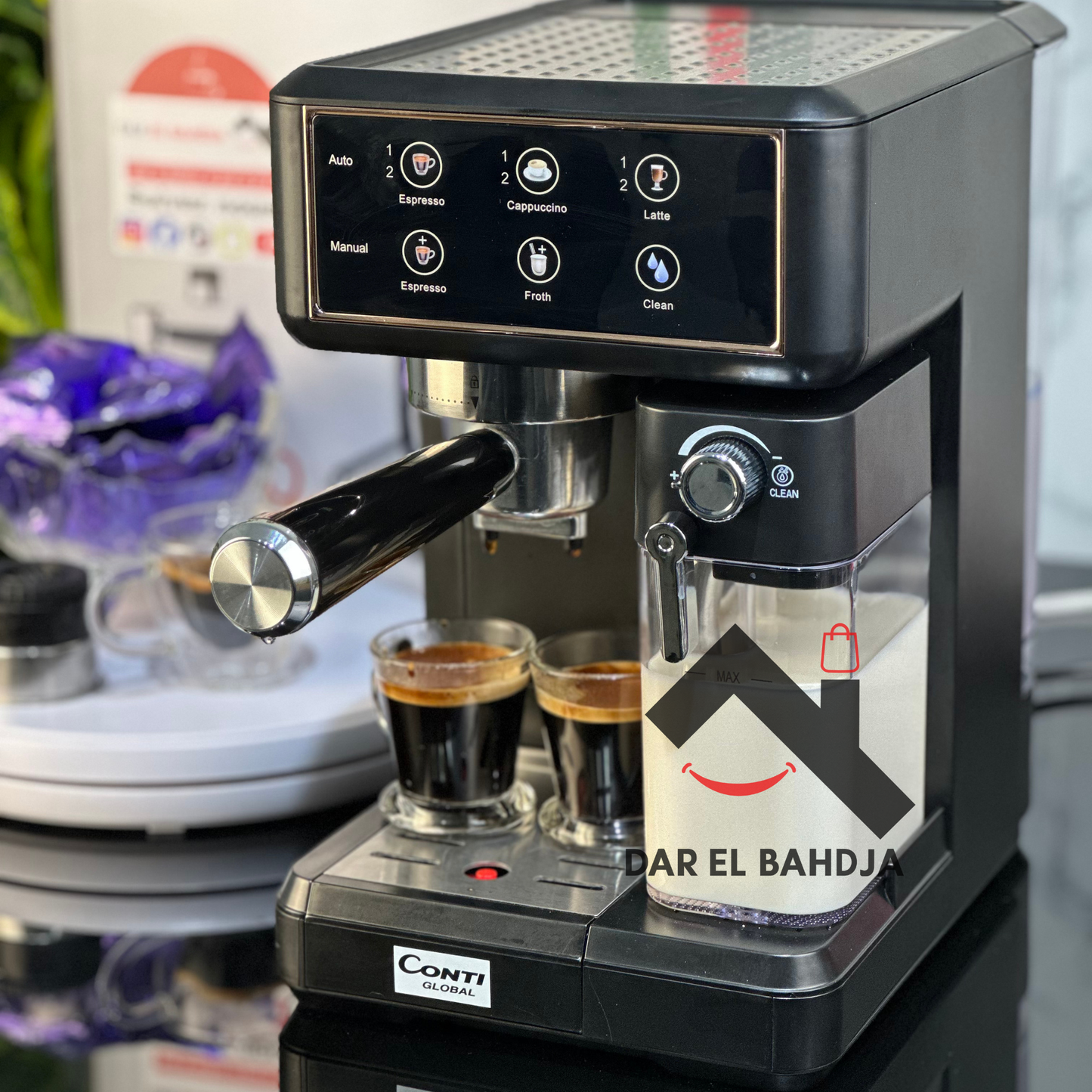 Machine à café  Expresso  CONTIGLOBAL  3 EN 1  20 BARS