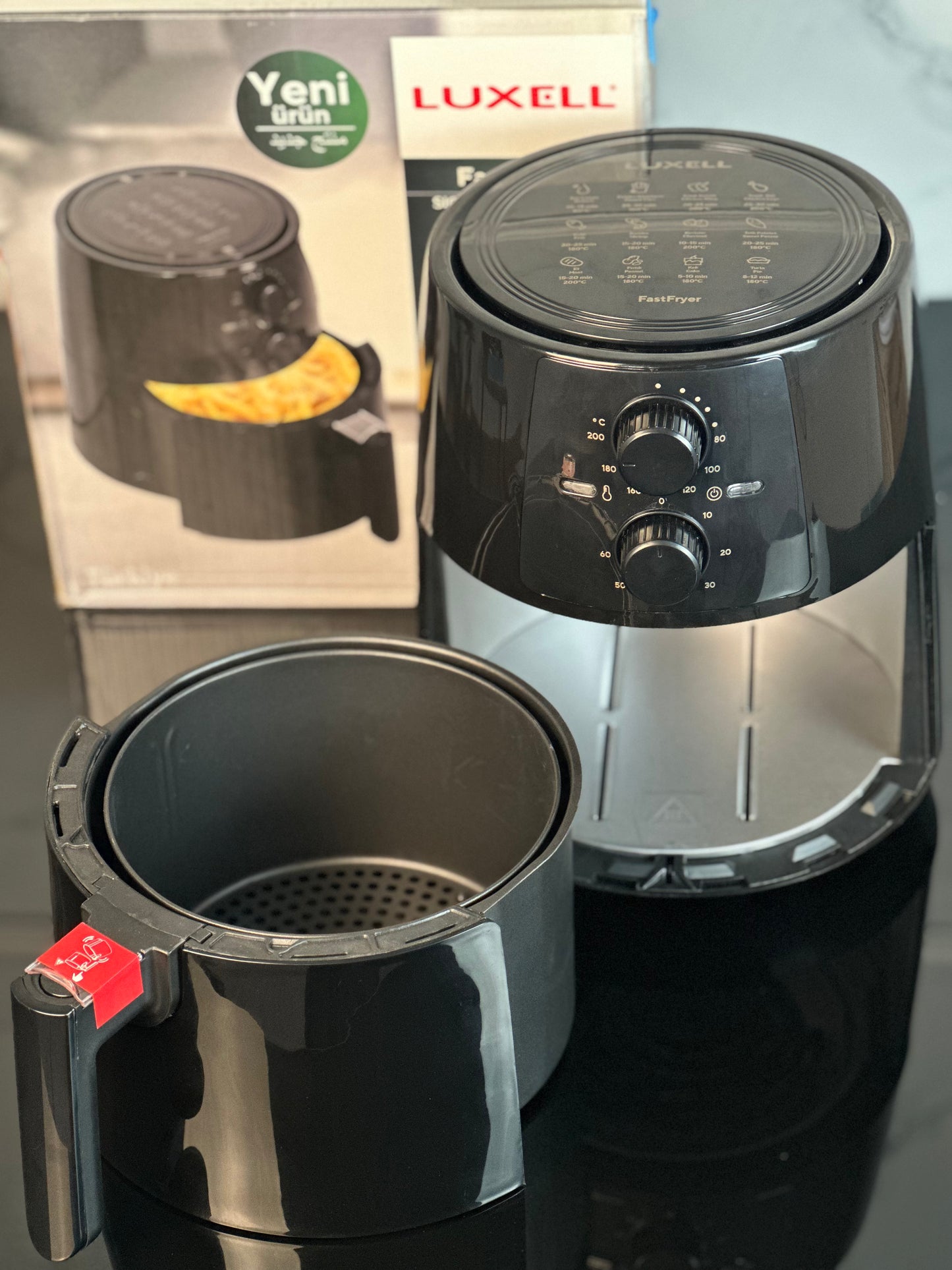 Friteuse sans huile LUXELL Air Fryer 1500W Noir LX-FC5130