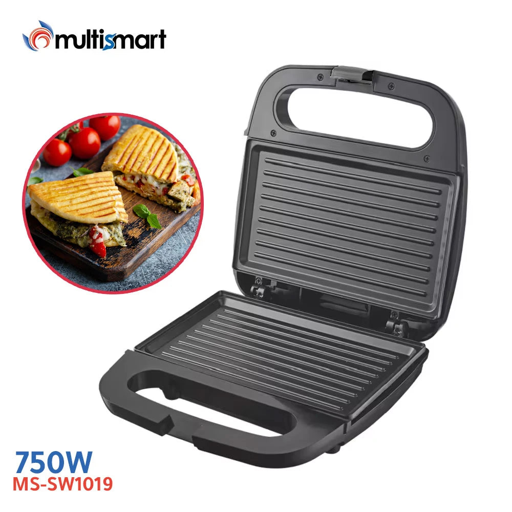 Panineuse et machine à sandwichs antiadhésif 750W MULTISMART MS-SW1019