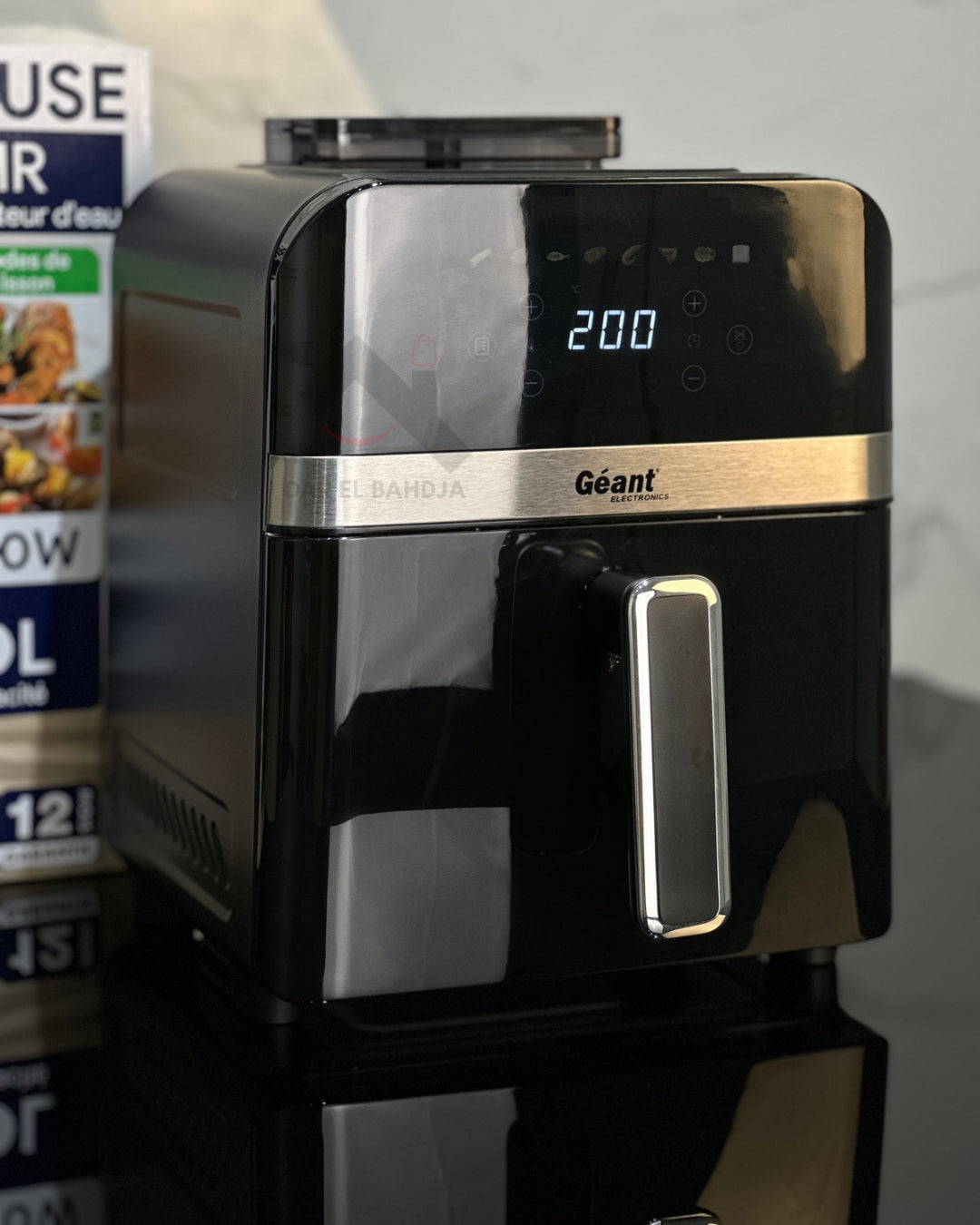 Friteuse électrique sans huile GEANT 6 L -  PULVÉRISATEUR EAU