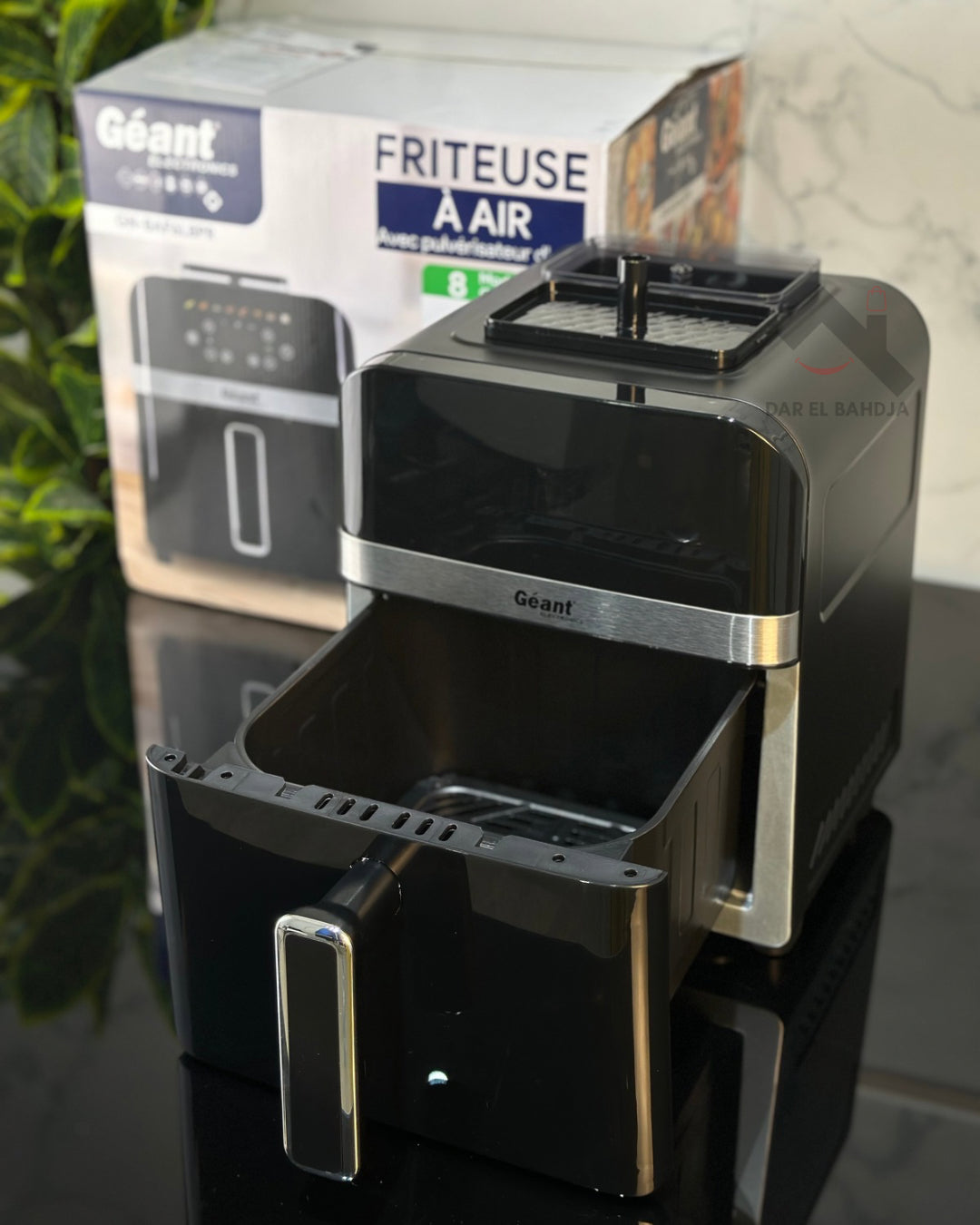 Friteuse électrique sans huile GEANT 6 L -  PULVÉRISATEUR EAU