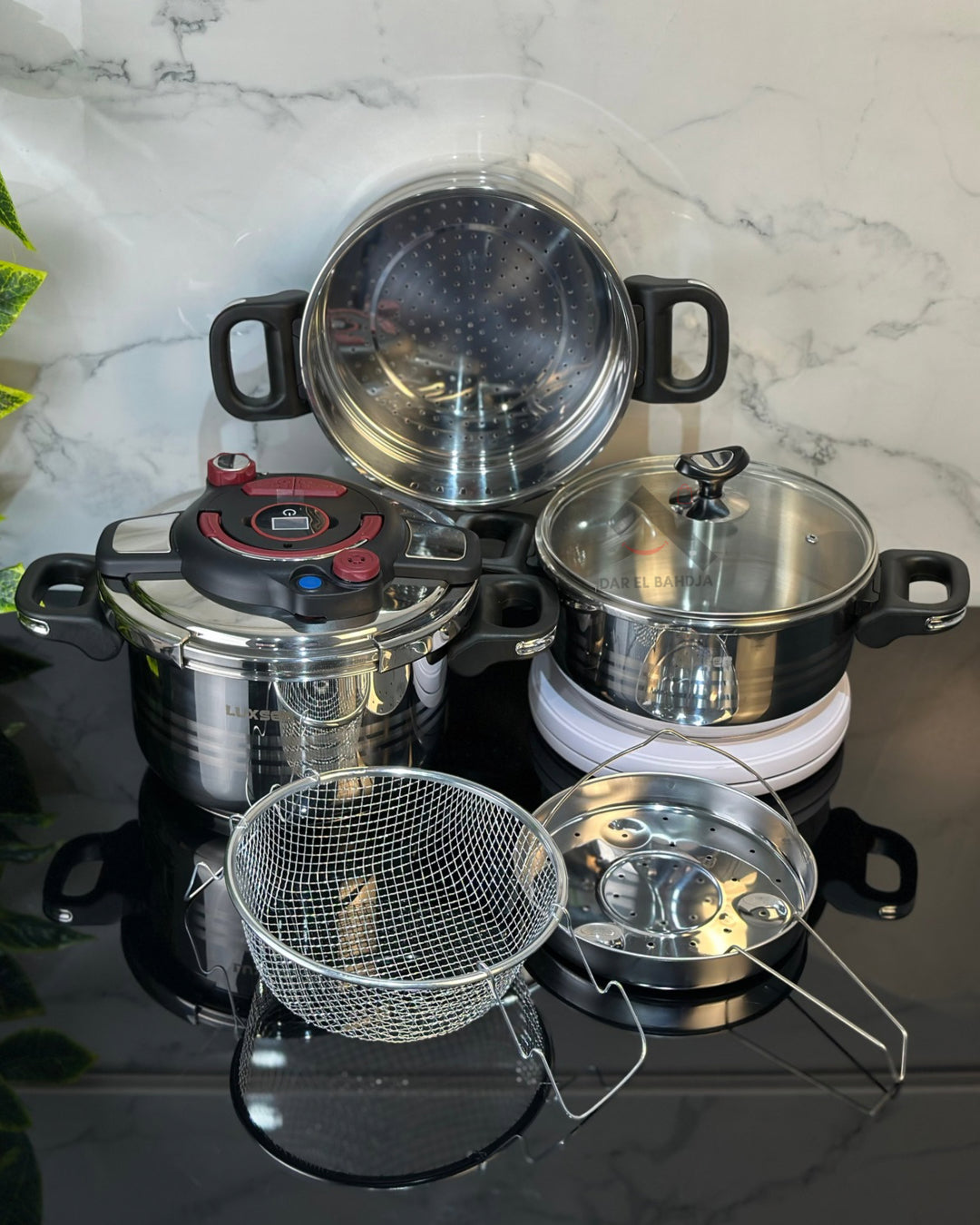 Cocotte Minute LuxSeb 8 pcs Clipso 5L + 7L