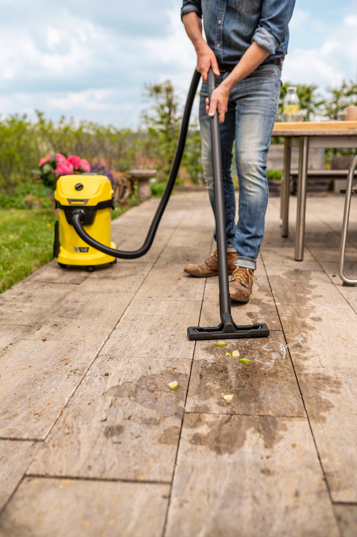 Aspirateur Karcher  Wd3  -1000 W- Jaune