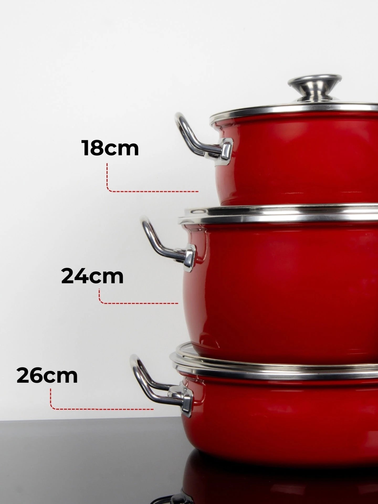 BONERA LILIUM ENAMEL 7 PCS SET NEW