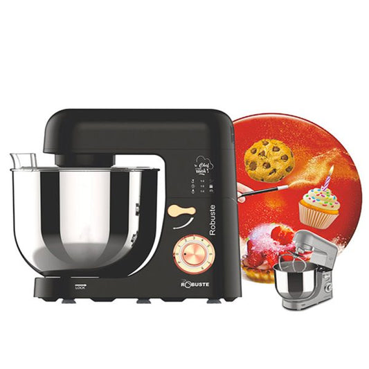 Pétrin inox 08L 1800W Robuste PRO MAX