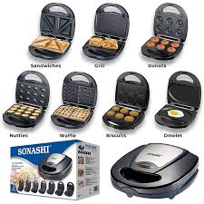Panineuse Multi Grill 7en1 760W Sonashi SSM-862